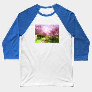 Cherry Blossom Lane Baseball T-Shirt